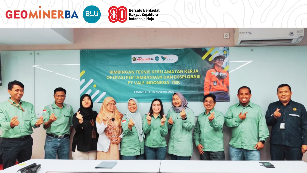 PPSDM Geominerba dan PT Vale Indonesia Perkuat Kompetensi SDM Lewat Bimbingan Teknis Keselamatan Kerja
