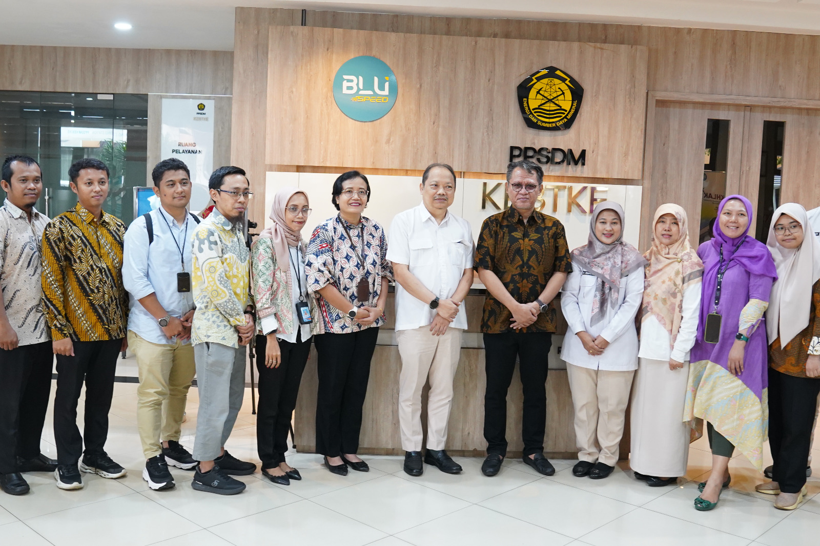 PPSDM KEBTKE Berbagi Praktik Terbaik Tata Kelola BLU Melalui Kunjungan Kerja BPSDM ATR/BPN