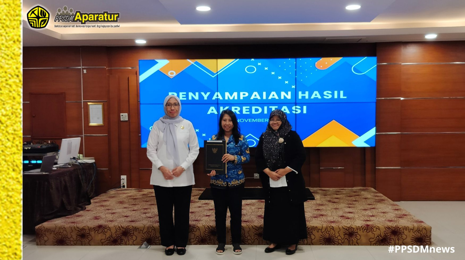 PPSDM APARATUR RAIH RE-AKREDITASI PKA LAN DENGAN NILAI B