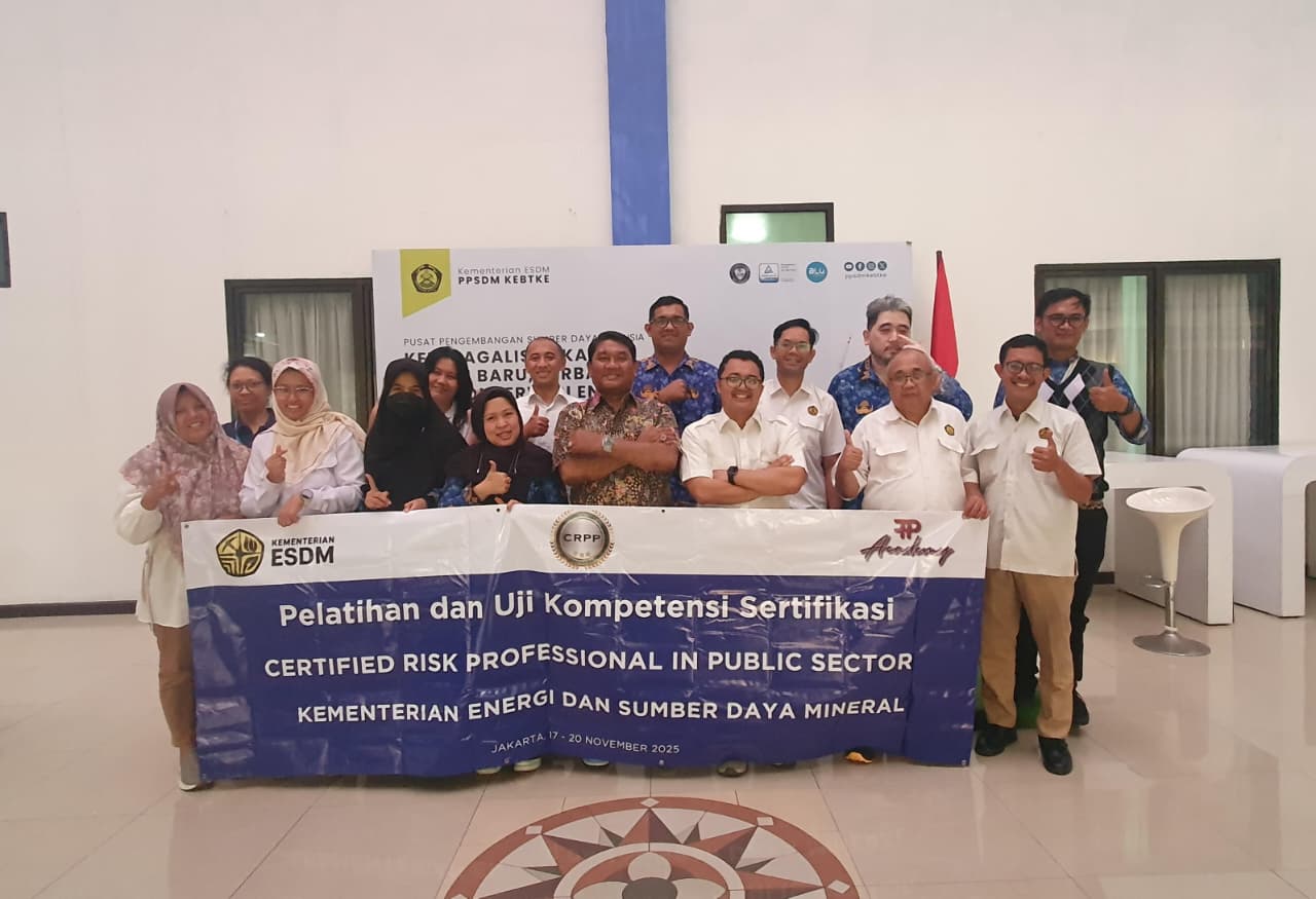 Perkuat Tata Kelola, ASN KESDM Ikuti Pelatihan dan Uji Sertifikasi Manajemen Risiko di PPSDM KEBTKE