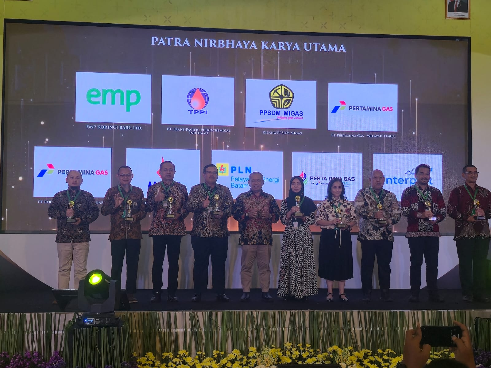 Kilang PPSDM Migas Raih Patra Nirbhaya Karya Utama dari Kementerian ESDM