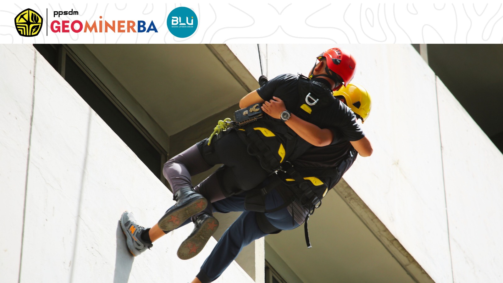 PPSDM Geominerba Bekali Petugas Keamanan dengan Pelatihan Penyegaran Vertical Rescue