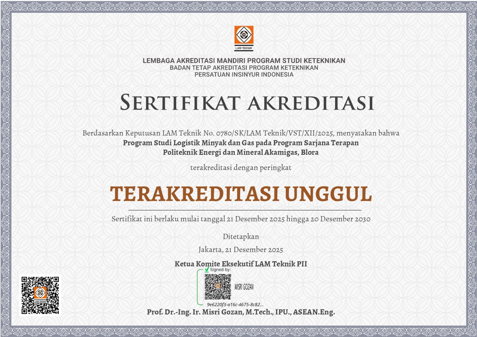 Sertifikasi Kompetensi Portofolio Vokasional bagi Mahasiswa PEM Akamigas