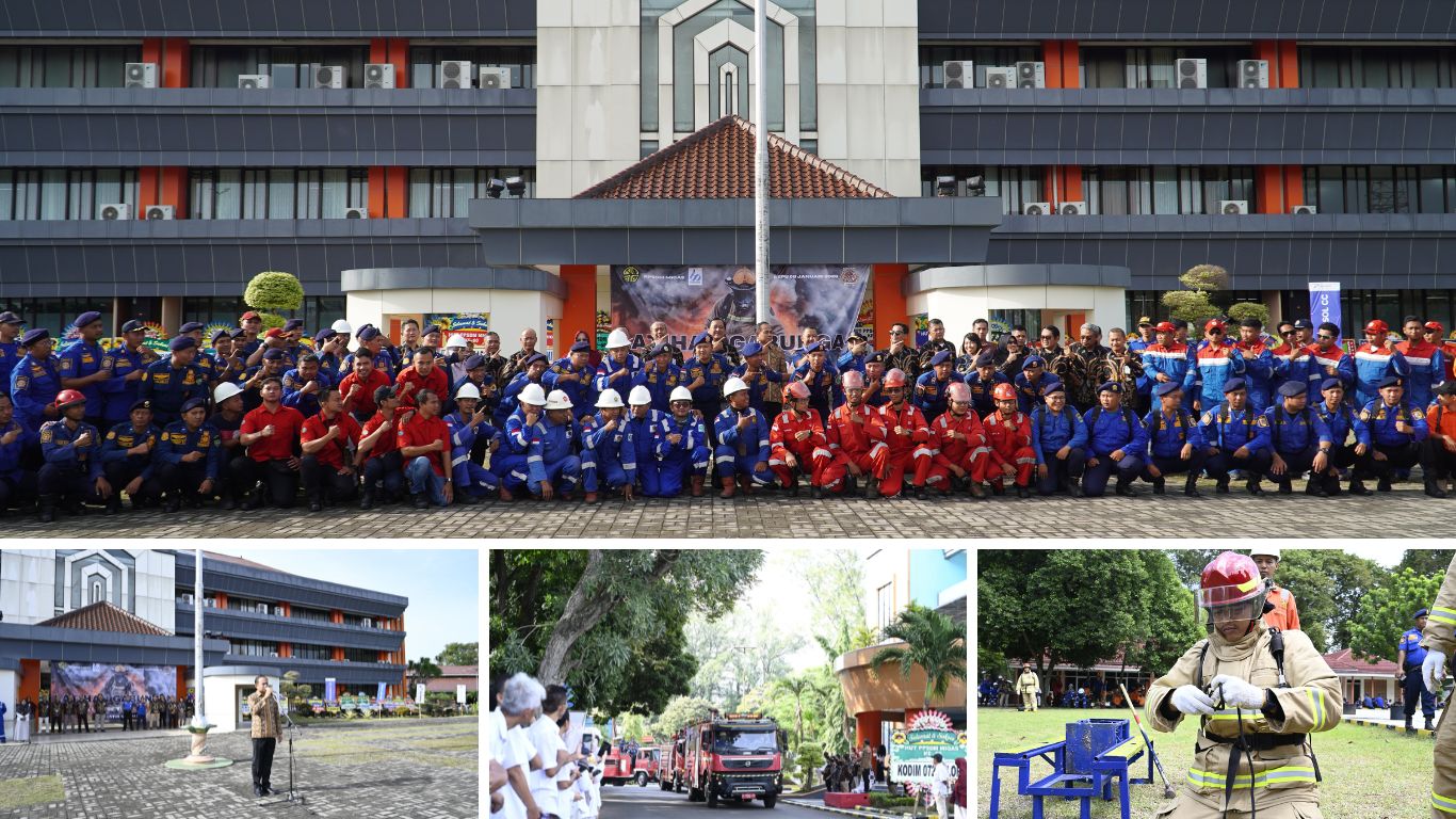 Gelar Latihan Gabungan, PPSDM Migas Uji Kesiapsiagaan 19 Tim Tanggap Darurat Lintas Instansi