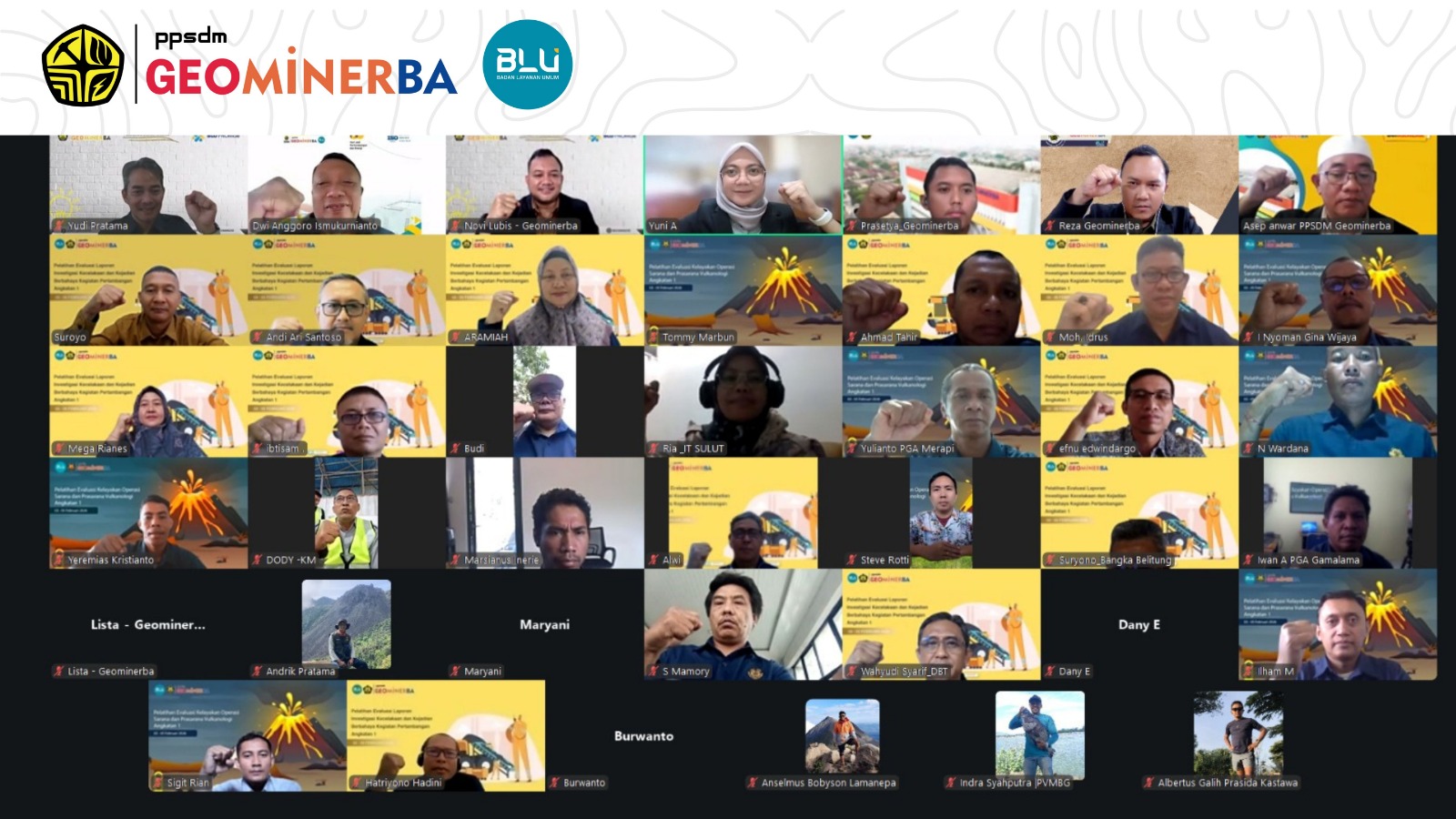 Tingkatkan Kompetensi ASN, PPSDM Geominerba Gelar Dua Pelatihan Strategis Terkait Vulkanologi dan Keselamatan Pertambangan