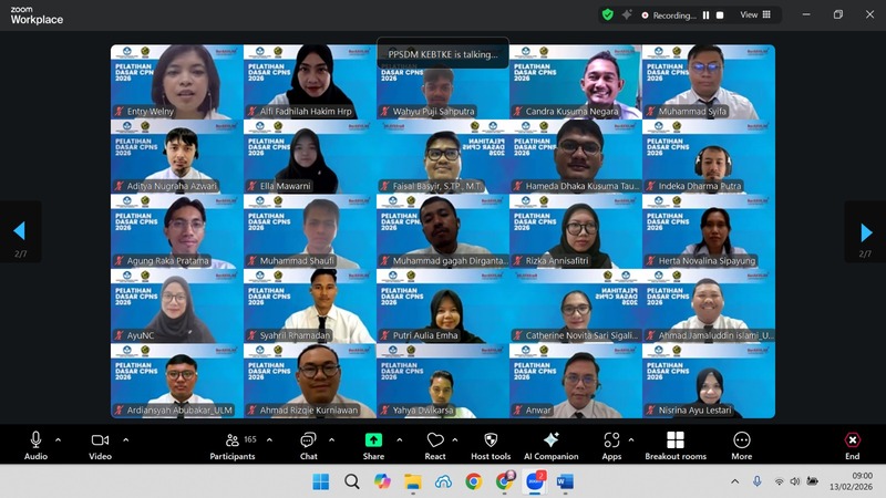 PPSDM KEBTKE dan PPSDM Aparatur Resmi Buka Latsar CPNS Kemendiktisaintek Gelombang 3