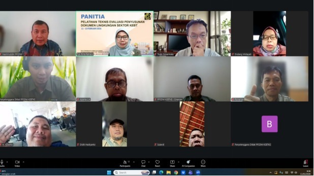 Perkuat Kapasitas Pengelolaan Lingkungan, PPSDM KEBTKE Adakan Pelatihan Evaluasi Dokumen Lingkungan Sektor Energi