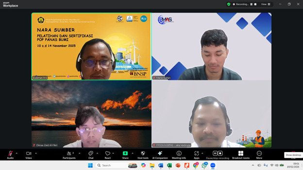 PPSDM KEBTKE Perkuat Kompetensi Keselamatan Ketenagalistrikan Melalui Pelatihan Teknis K2 dan SMK2