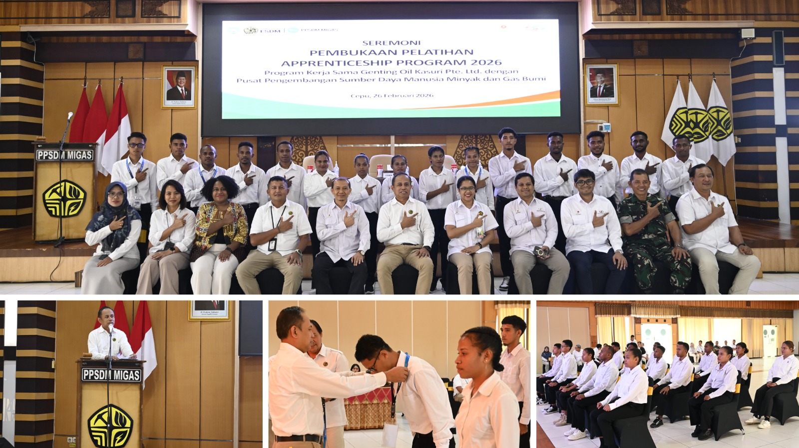 PPSDM Migas dan Genting Oil Cetak Teknisi Migas Terampil Asli Papua