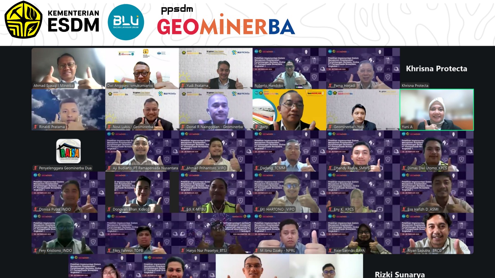 Wujudkan Tambang Aman dan Produktif, PPSDM Geominerba Tingkatkan Kompetensi SDM PT Pamapersada Melalui Pelatihan SMKP