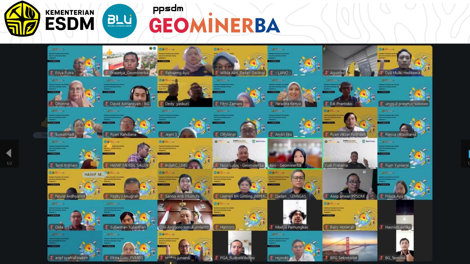 Tingkatkan Indeks Profesionalitas, PPSDM Geominerba Gelar Pelatihan Pemetaan dan Analisis Data Drone bagi ASN Kementerian ESDM