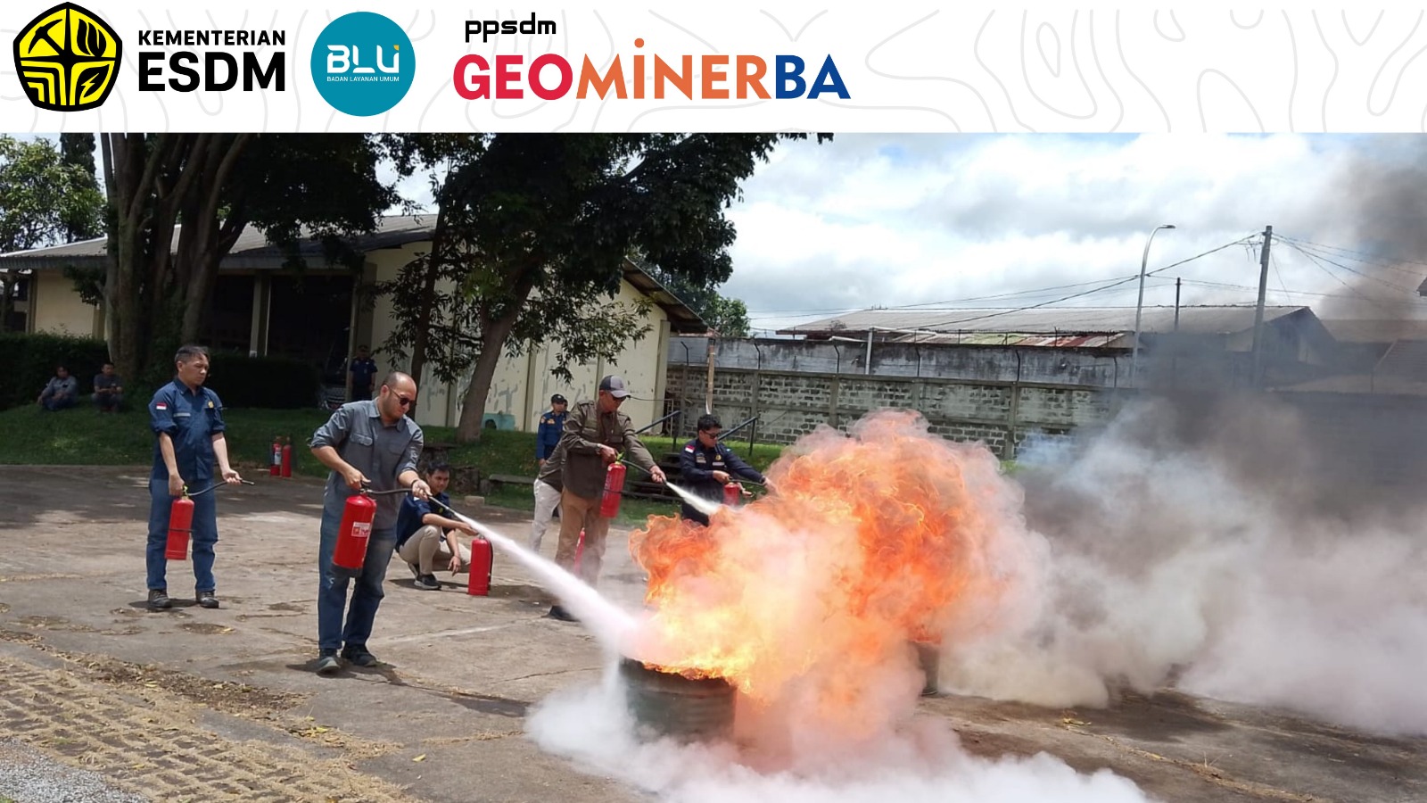 PPSDM Geominerba Bekali ASN Kementerian ESDM dengan Pelatihan Penanggulangan Kebakaran Dasar