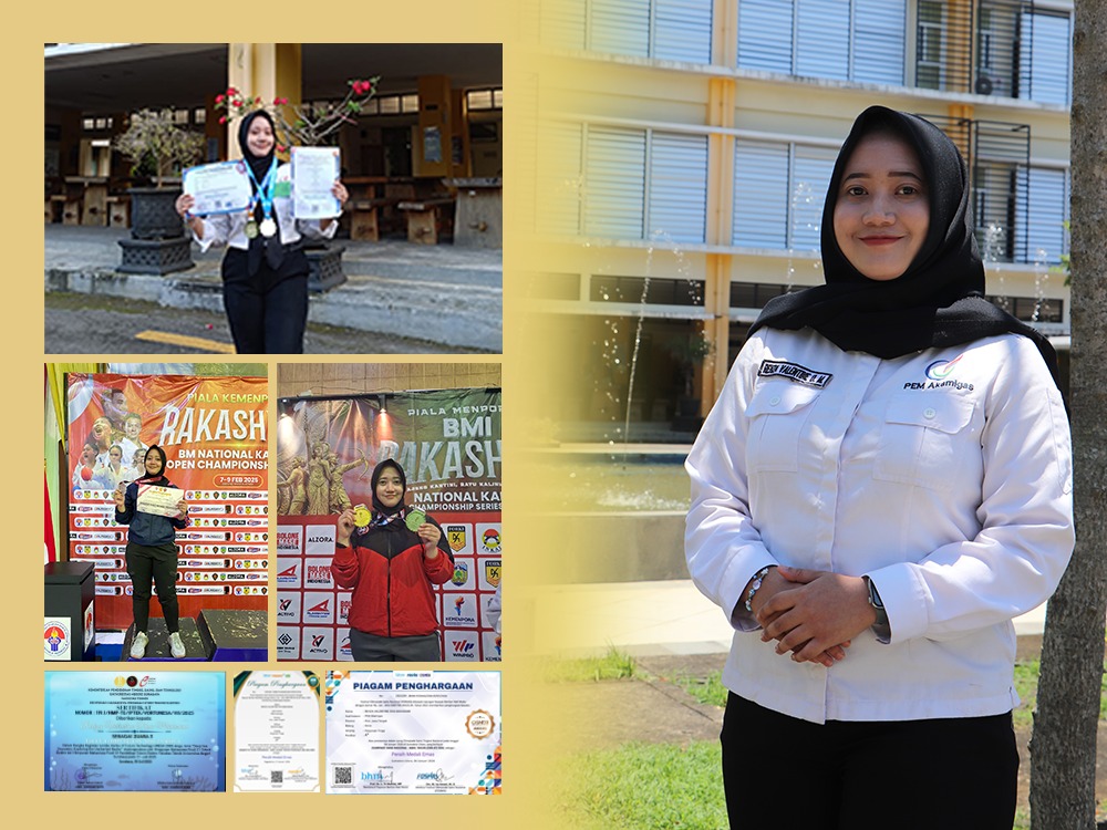 Rehza Valentine Diva Maharani: Mahasiswi Logistik Minyak dan Gas PEM Akamigas Seimbangkan Akademik dan Non Akademik