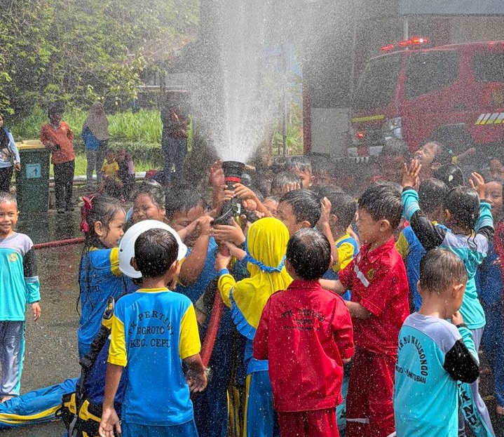 Edukasi Damkar: PPSDM Migas Sambut Ratusan Siswa TK se-Cepu
