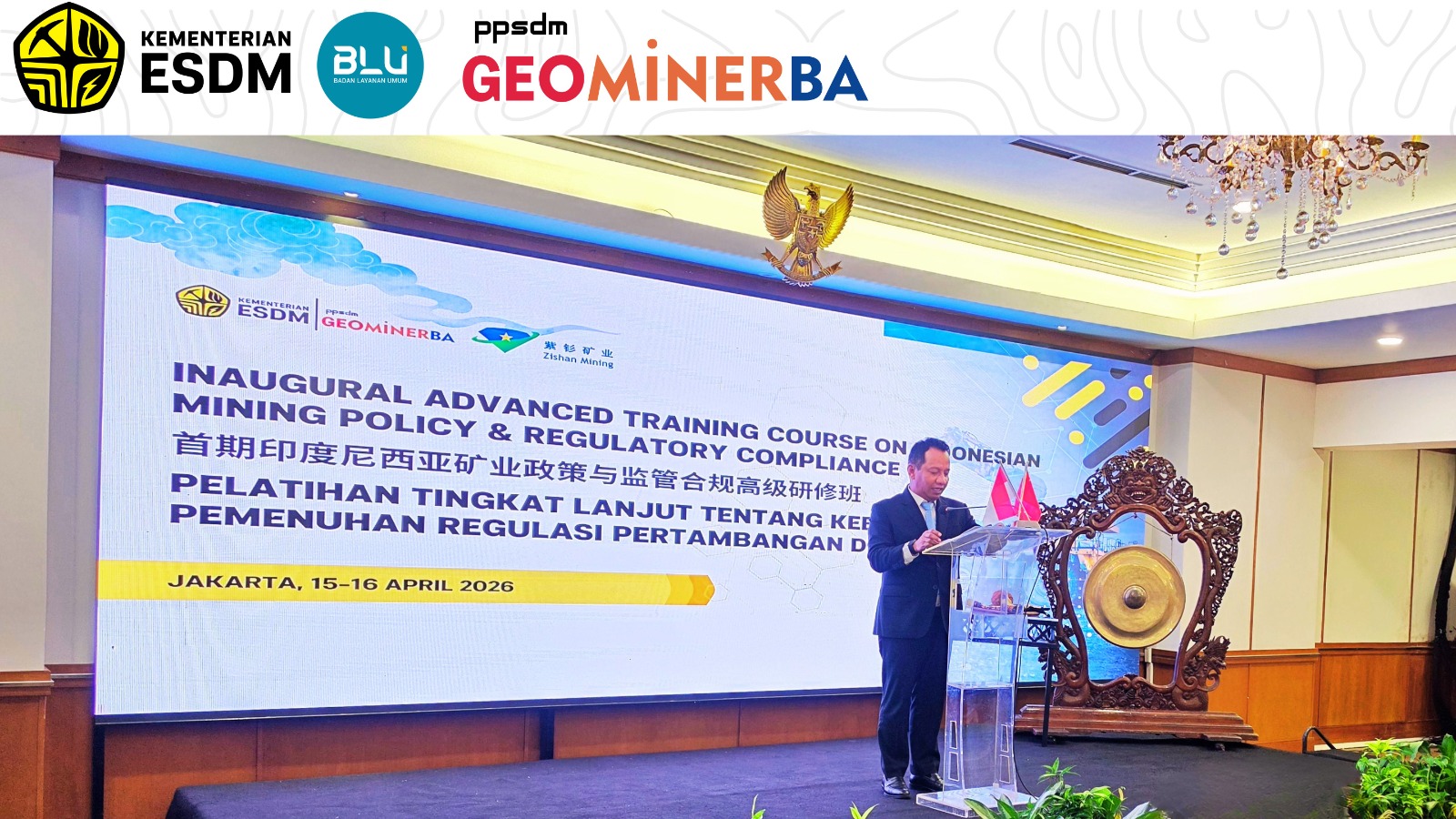 Kolaborasi PPSDM Geominerba dan Guangxi Zishan Mining Edukasi Investor Tiongkok di Indonesia.