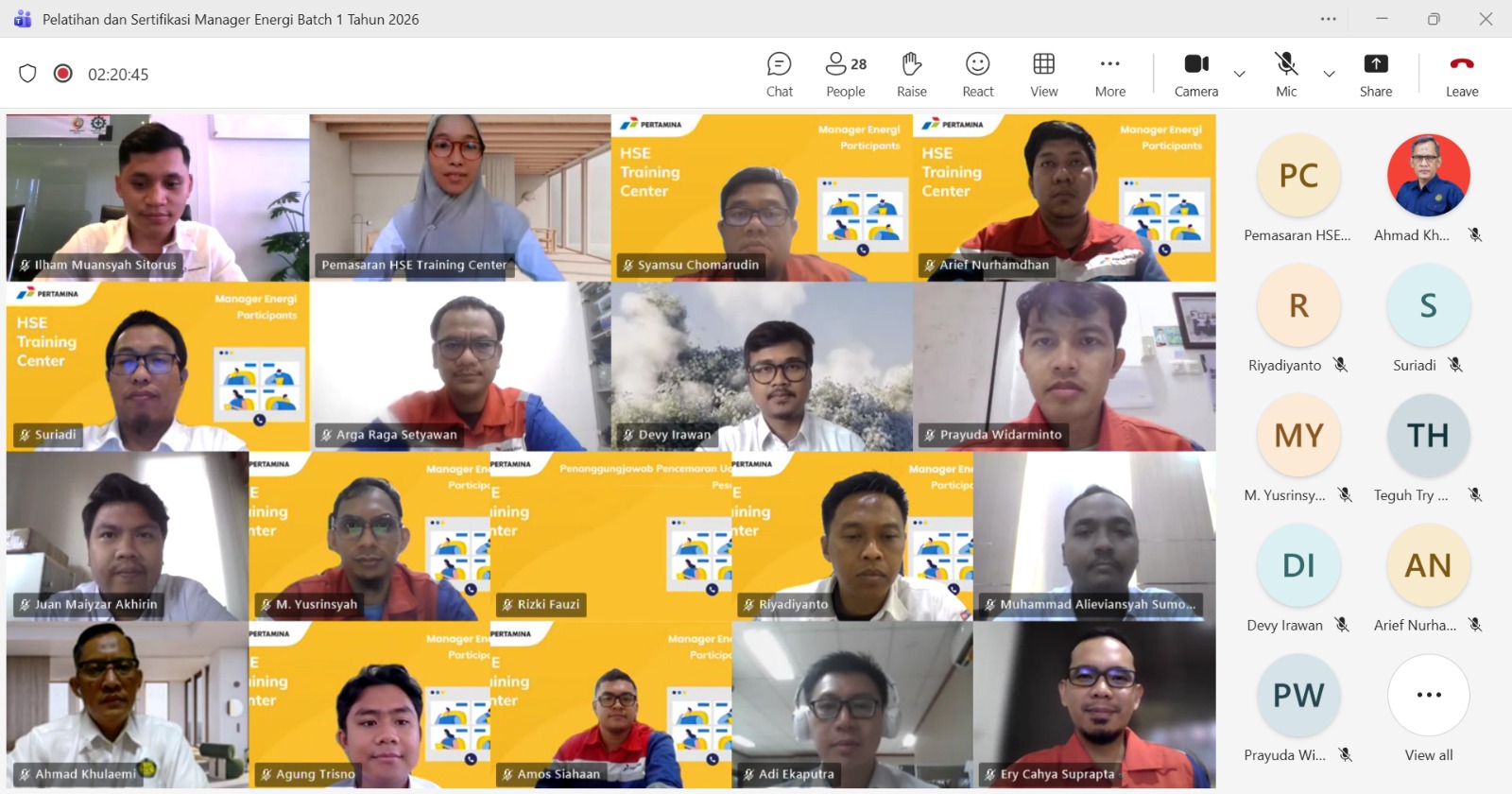 Kolaborasi Strategis PPSDM KEBTKE - PT Pertamina (Persero) Cetak Manajer Energi Kompeten