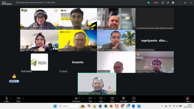 Akselerasi Digitalisasi Energi, PPSDM KEBTKE Gelar Pelatihan Sistem Smart Grid bagi ASN KESDM