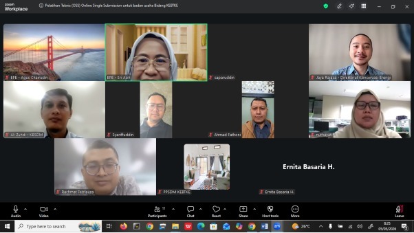 PPSDM KEBTKE Gelar Pelatihan Teknis OSS Bagi ASN Kementerian ESDM Untuk Tingkatkan Layanan Perizinan Sektor Energi