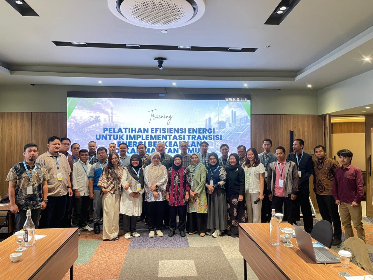 Dukung Transisi Energi Berkeadilan di Kaltim, PPSDM KEBTKE dan Yayasan Mitra Hijau Gelar Pelatihan Efisiensi Energi