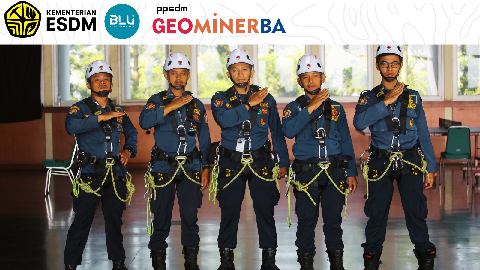 PPSDM Geominerba Perkuat Kapasitas Personel Penyelamatan Melalui Pelatihan Vertical Rescue