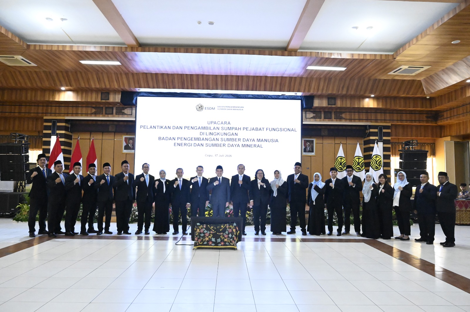 Kepala BPSDM ESDM Lantik 15 Pejabat Fungsional di PPSDM Migas