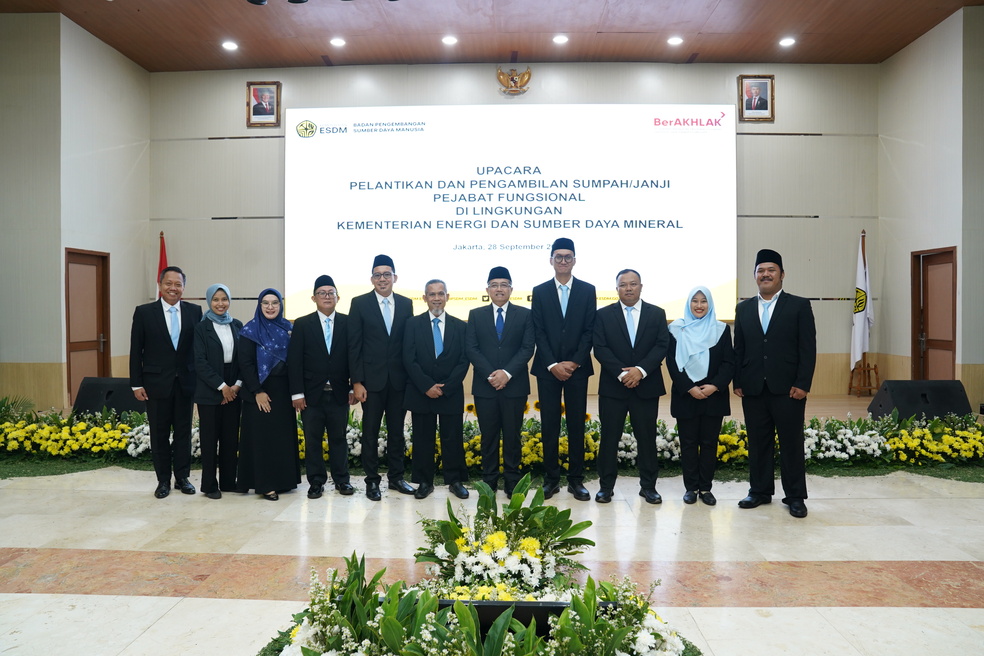 Perkuat Barisan Fungsional, 6 Aparatur PPSDM KEBTKE Resmi Dilantik