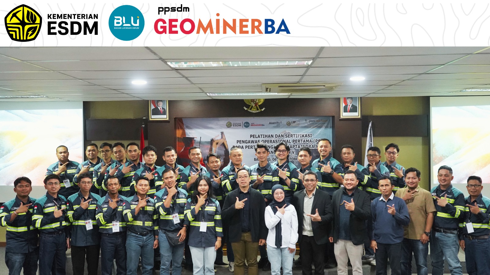 PPSDM Geominerba dan PT SIS Perkuat Kompetensi Pengawas Operasional