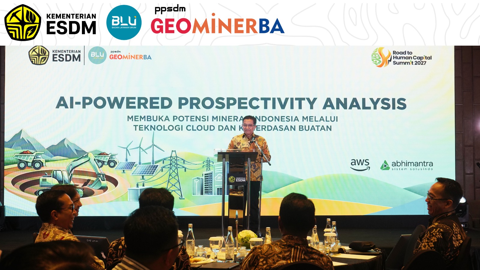 PPSDM Geominerba Gandeng AWS Indonesia dan Abhimantra Dorong Transformasi Digital Pertambangan